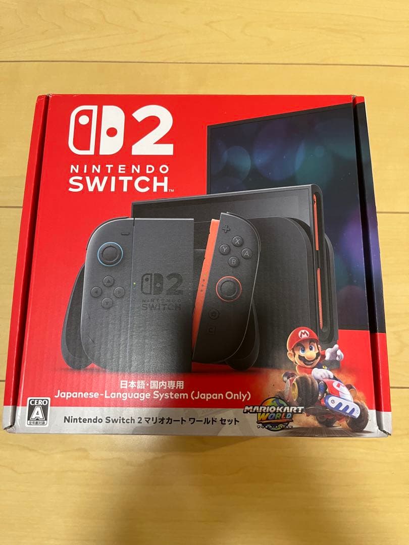 Nintendo Switch 2 日本語専用 本体　マリオカートSET Amazon.co.jp: Nintendo Switch 2(日本語・国内専用) マリオカート