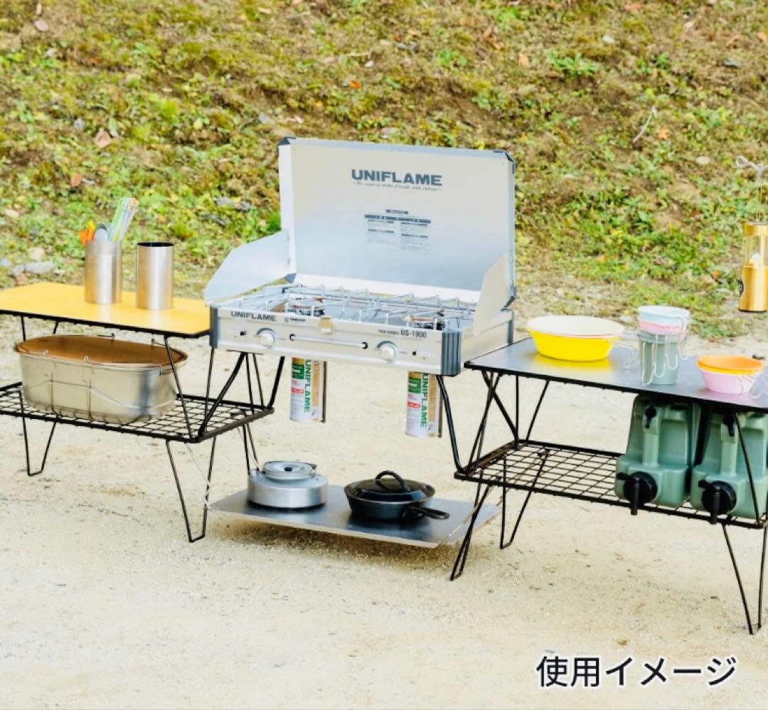 UNIFLAME ユニフレーム フィールドラック 2台セット ブラック 新品同様