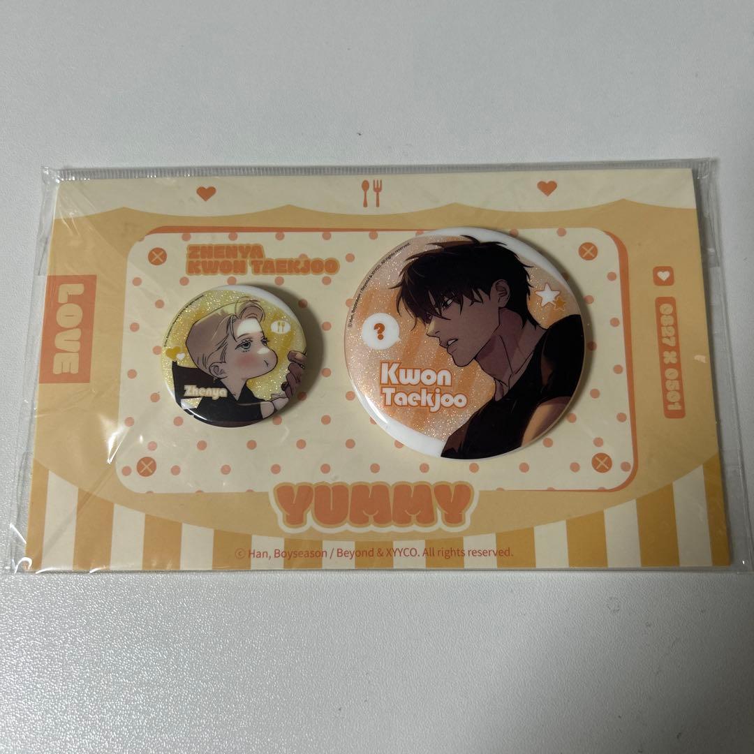 韓国BL コードネーム アナスタシア 缶バッジ クリアカード 中国限定