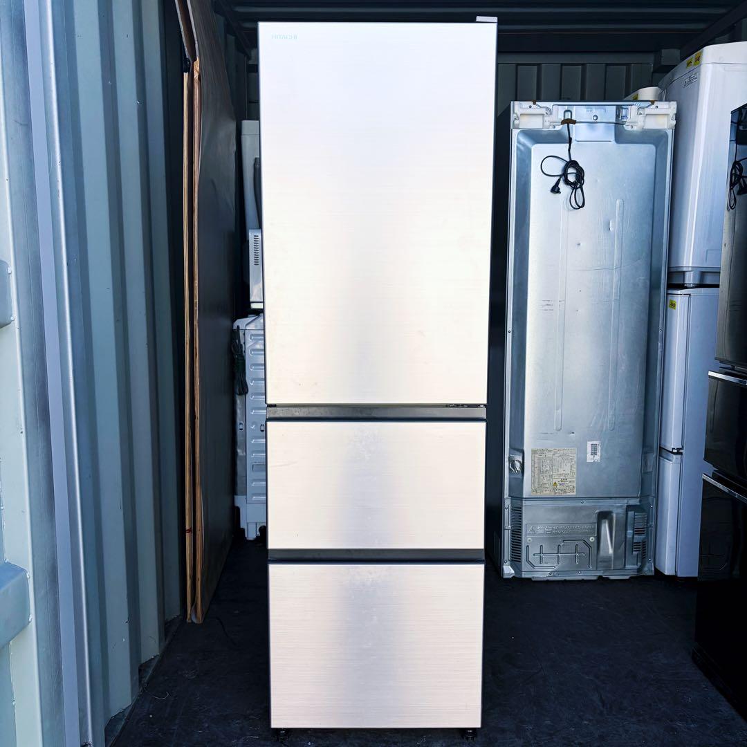 129運搬取付無料！シルバー純正SHARPスリム3ドア冷蔵庫！完動品・超美