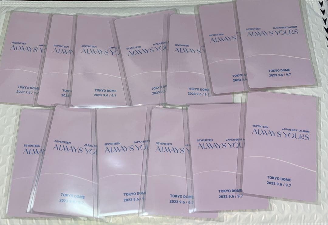 SEVENTEEN 東京公演 ALWAYS YOURS WEVERSE 13枚 - メルカリ