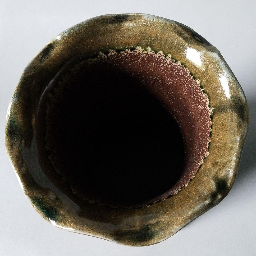 信楽焼傘立て ビードロ鼓型 高さ40cm