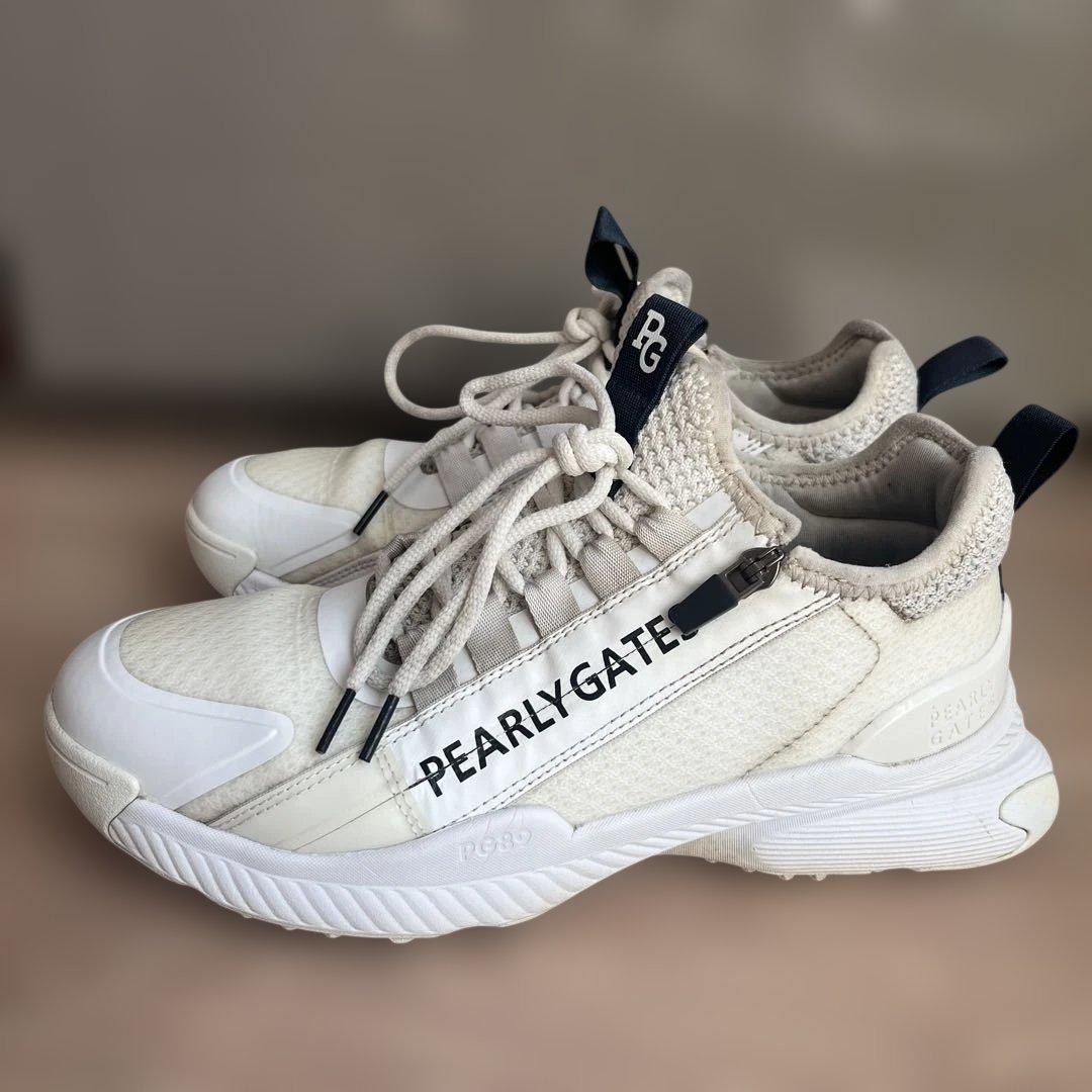 PEARLYGATES ホワイト スニーカー 楽天市場】【月間MVP受賞】パーリーゲイツ メンズ スパイクレス THE