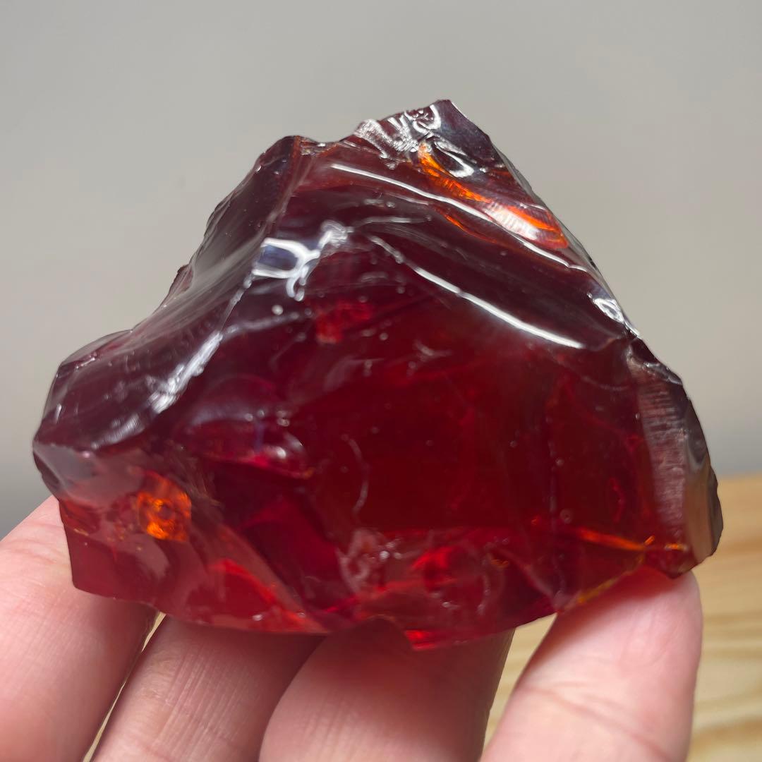 お値下げ アンダラクリスタル 希少レッド 177g - メルカリ