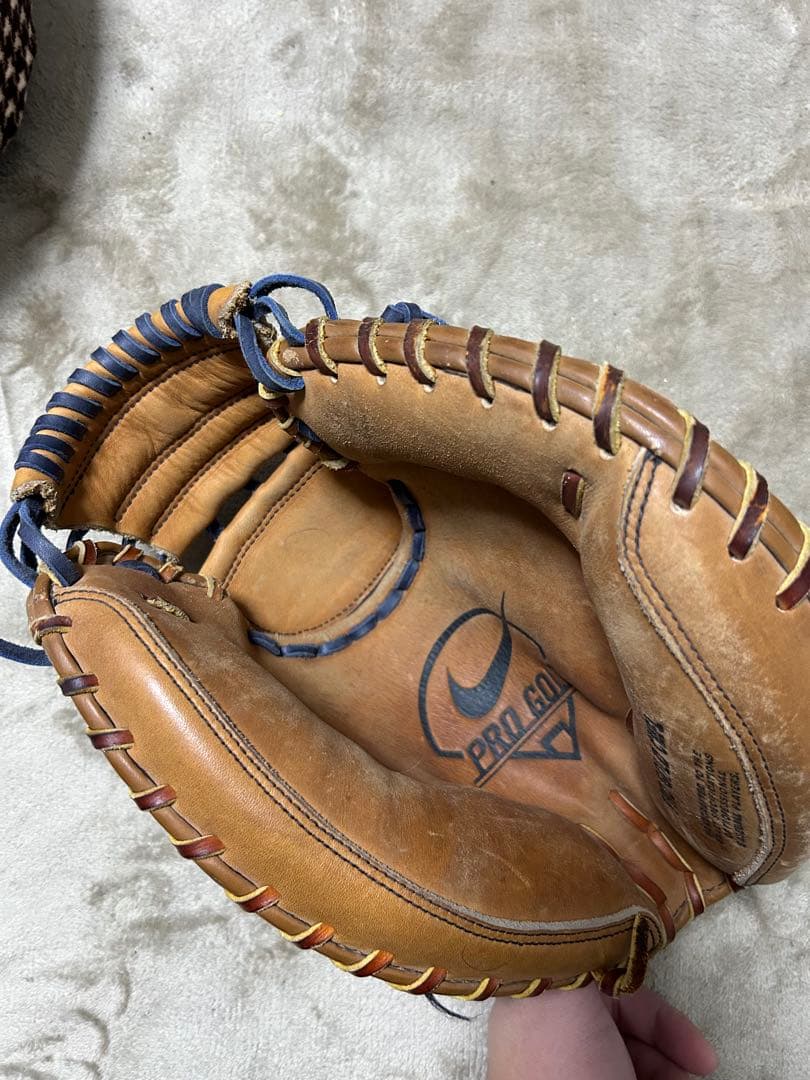 鰆*）様 Nike Pro Gold キャッチャーミット ブラウン - メルカリ