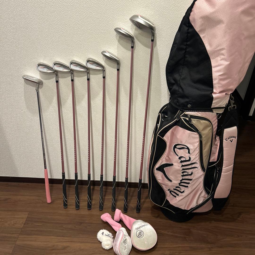 激カワ パラディーゾ キャロウェイ レディースL 8本 右利き ゴルフ