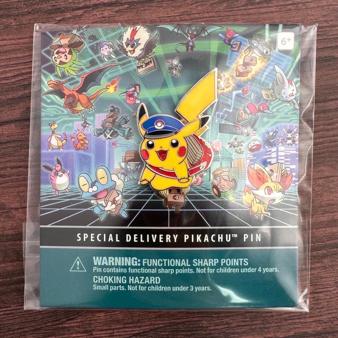 海外希少品】スペシャルデリバリー ピカチュウ ピンバッジ 初版分