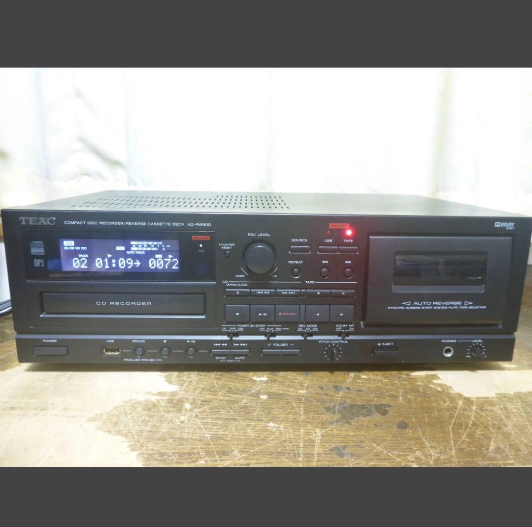 美品】TEAC AD-RW900 CDカセットレコーダー ティアック - メルカリ