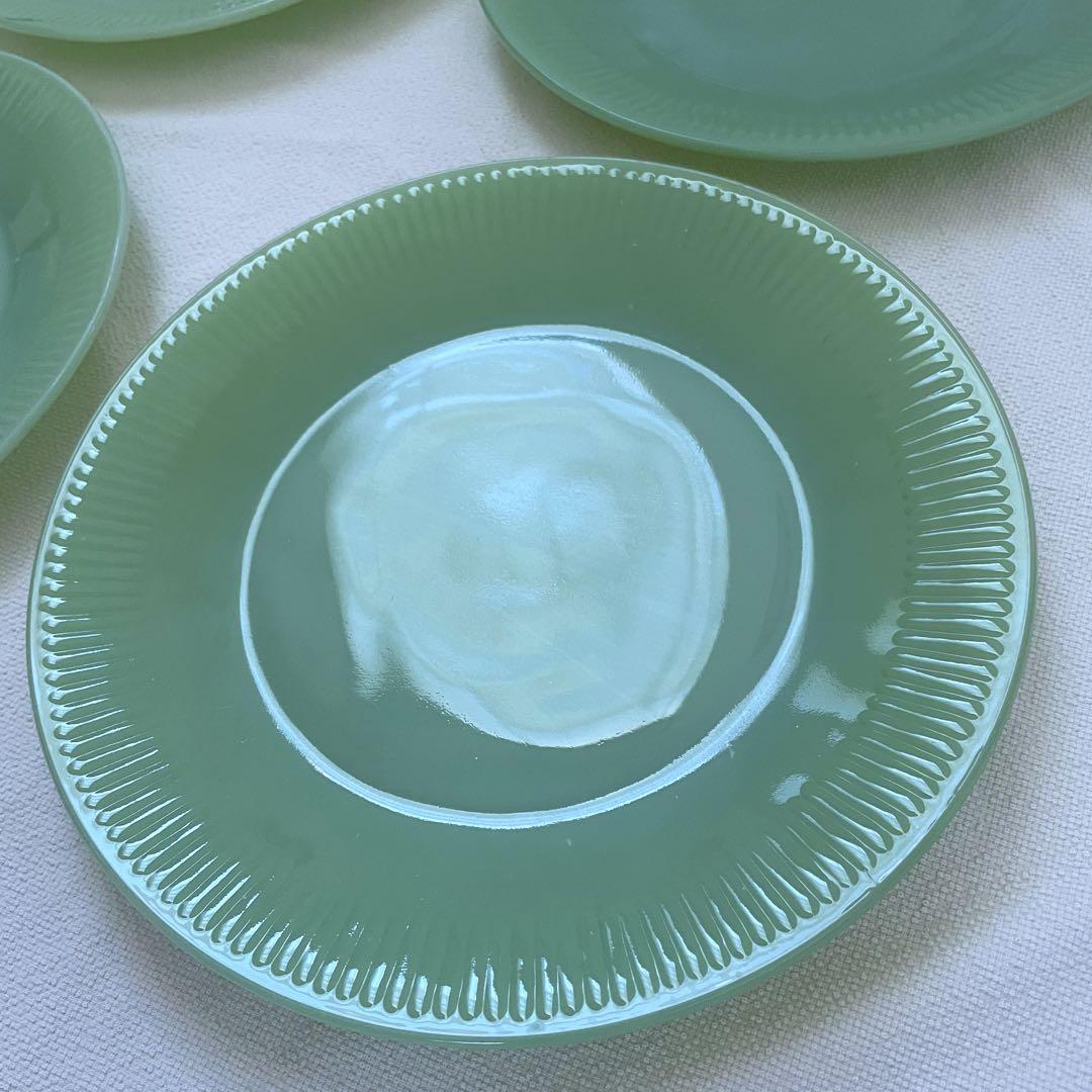 Fire-Kingファイヤーキングジェーンレイ23cmプレート4枚セット