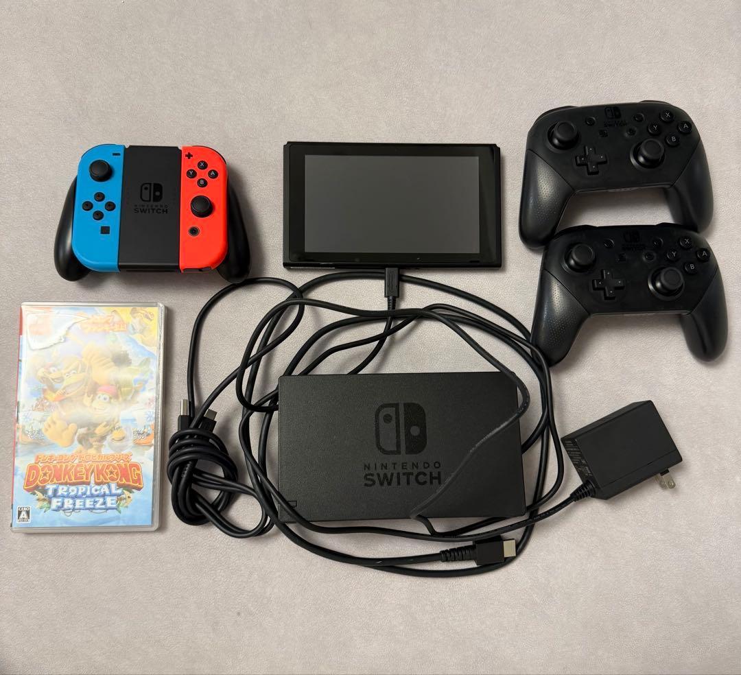 値下げ不可】Switch本体＋プロコン2個＋ソフト付 フルセット」 - メルカリ