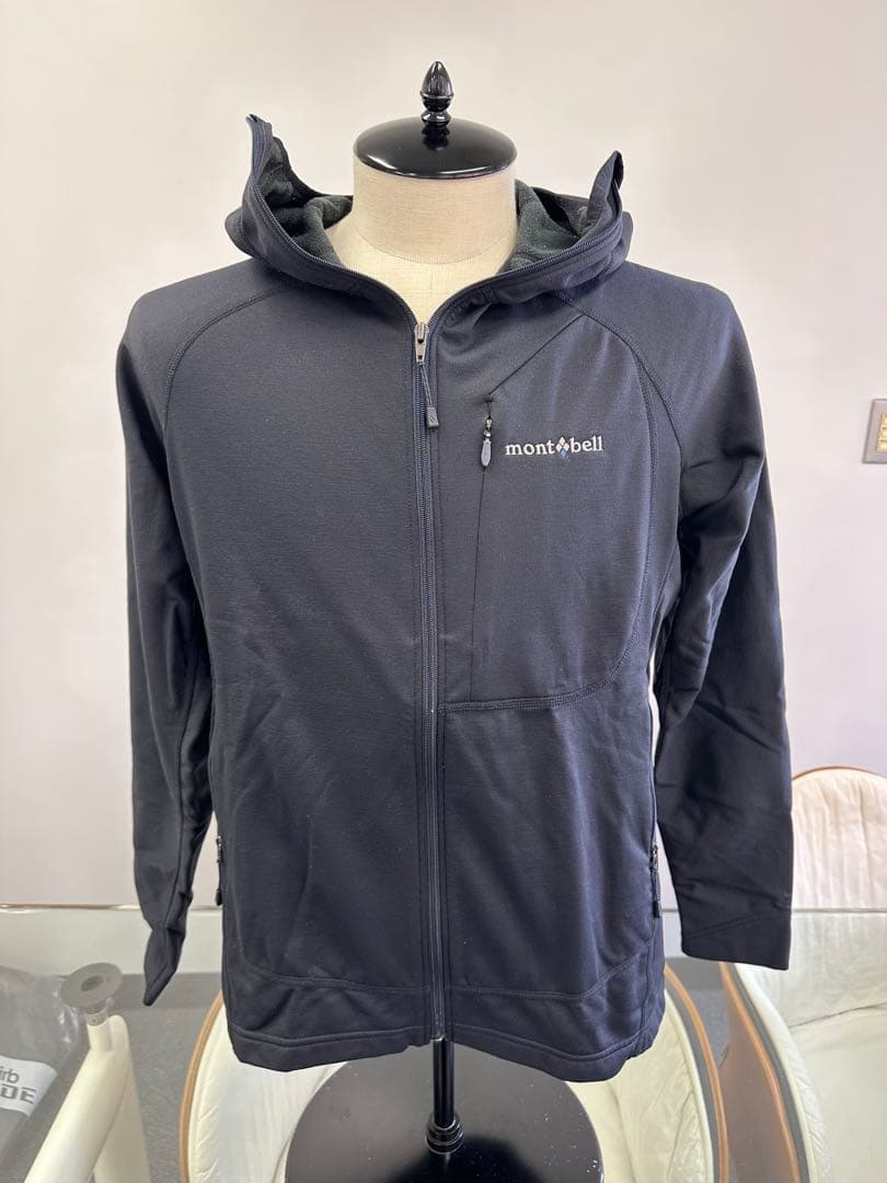 mont-bell モンベル 裏起毛ジャージ上下セット 黒 - メルカリ