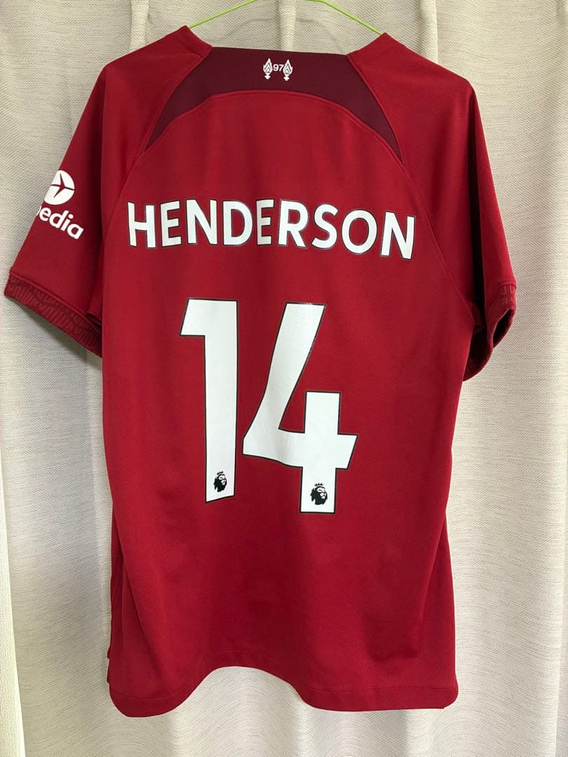 リバプール　ヘンダーソン　♯14 Mサイズ New Balance リバプール 15/16 ユニフォーム ホーム 半袖 #14