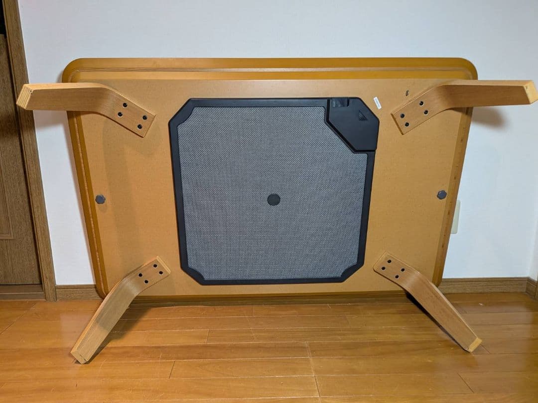 《送料込》無印 長方形こたつ 曲木脚フラットヒーター タモ材 暖房器具MUJI