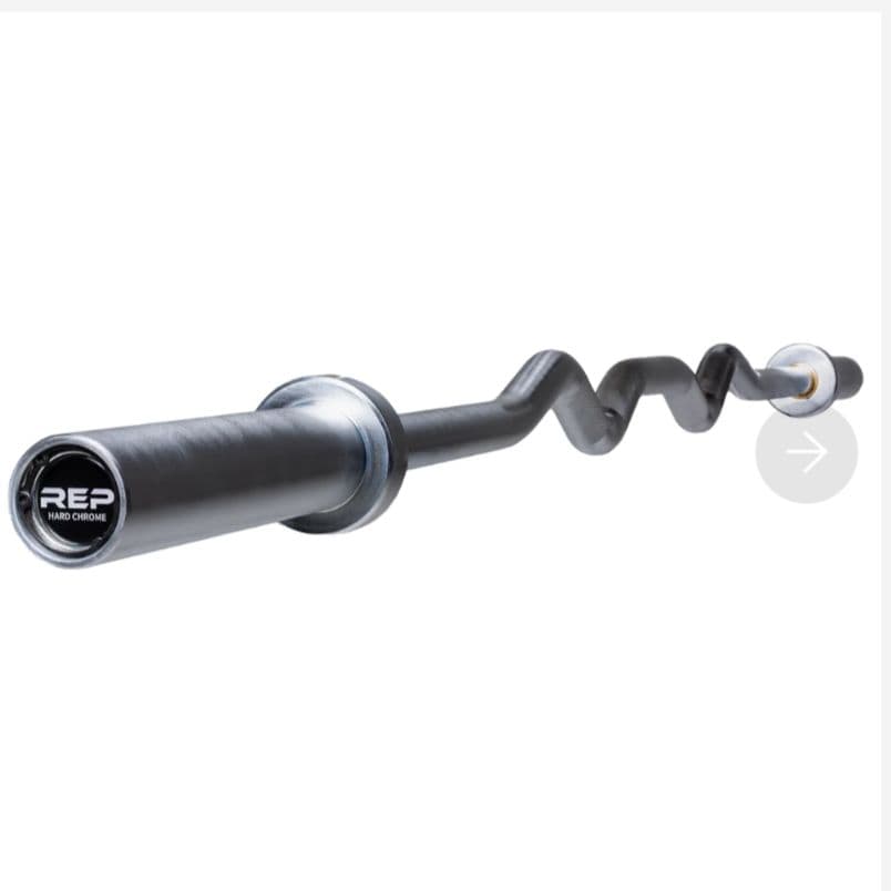 REP ラッカブルEZカールバー ハードクローム 超美品 EZバー Rackable Curl Bar | REP Fitness