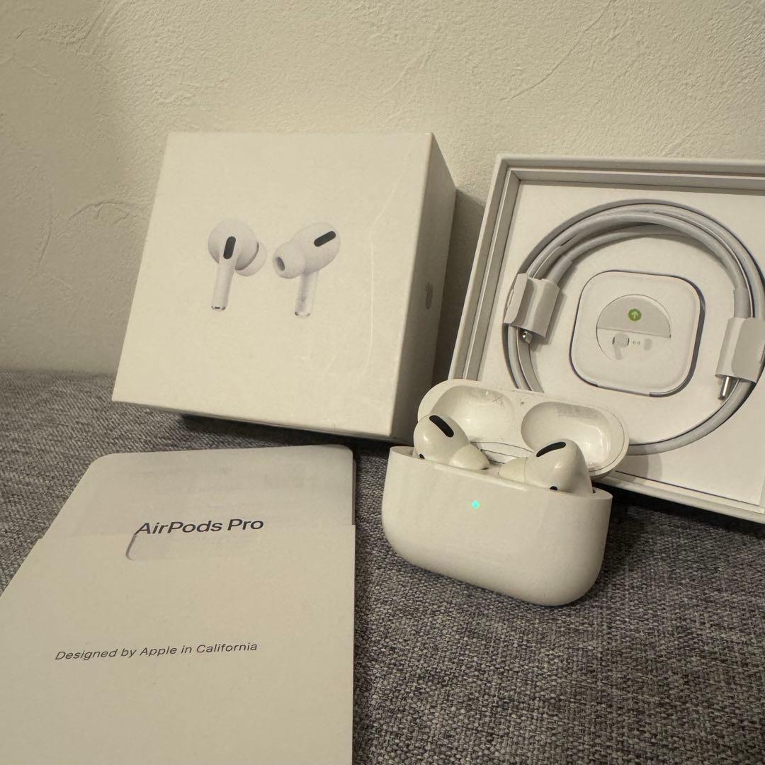【美品】正規品　アップル　Apple AirPods Pro 本体　箱付き Amazon.co.jp: 【整備済み品】 Apple AirPods Pro Apple純正 MagSafe