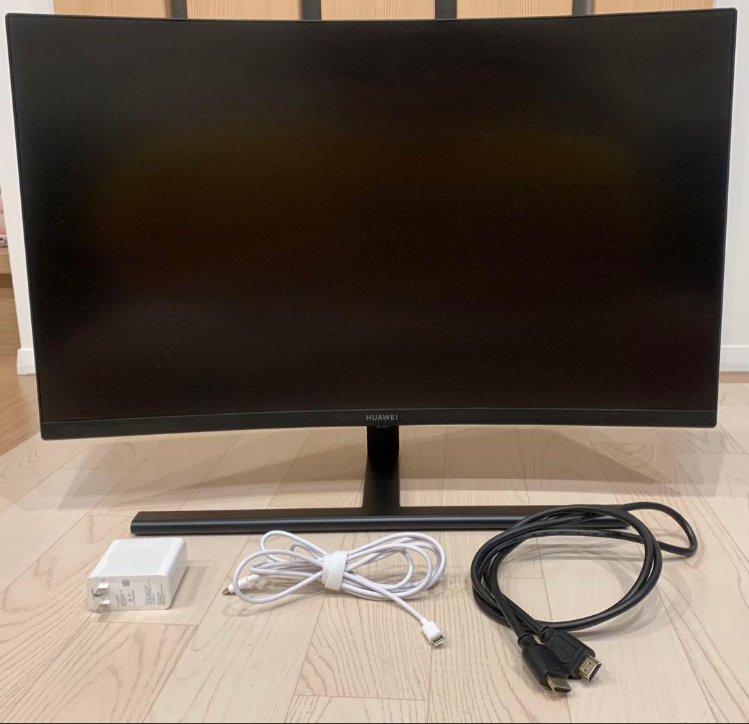 HUAWEI 27インチ カーブモニター 本体 HUAWEI、165Hzのリフレッシュレートと1500Rの曲面ディスプレイ採用の