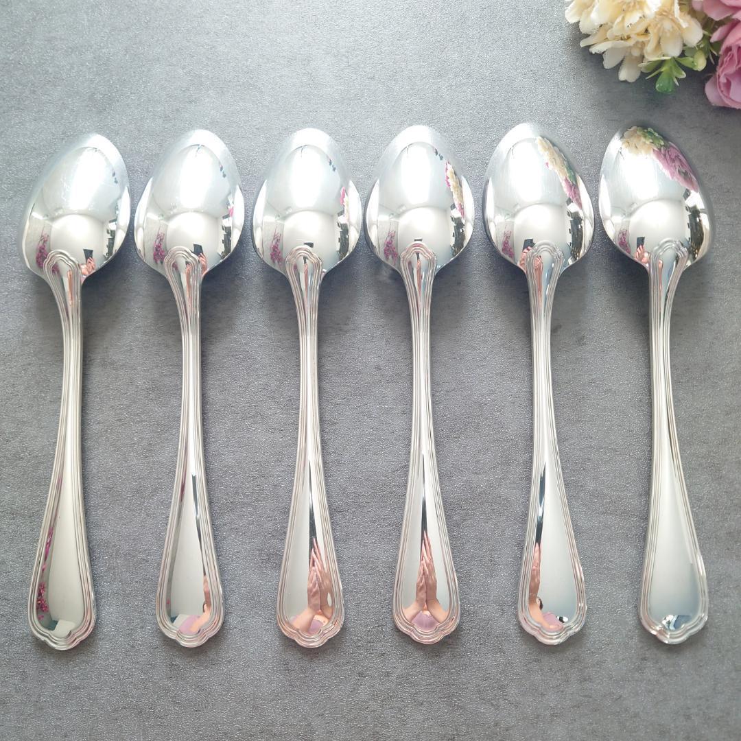 希少 美品 クリストフル スパトゥール テーブルスプーン 6点 - メルカリ