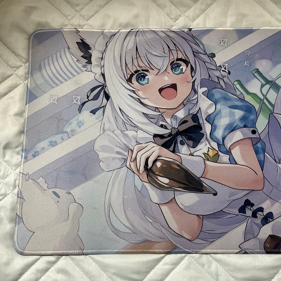 ホロライブ 白上フブキ プレイマット デスクマット - メルカリ