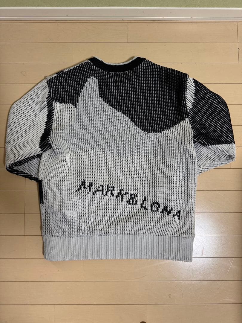 MARK&LONA カモフラージュニットセーター サイズ 48 - メルカリ
