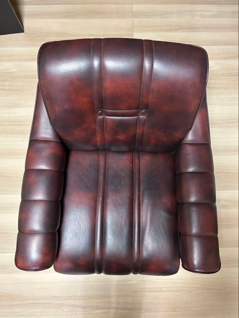 1人掛けソファー② 2脚セット]1人掛けソファ ダイニングソファ ヴィンテージ調 [幅63