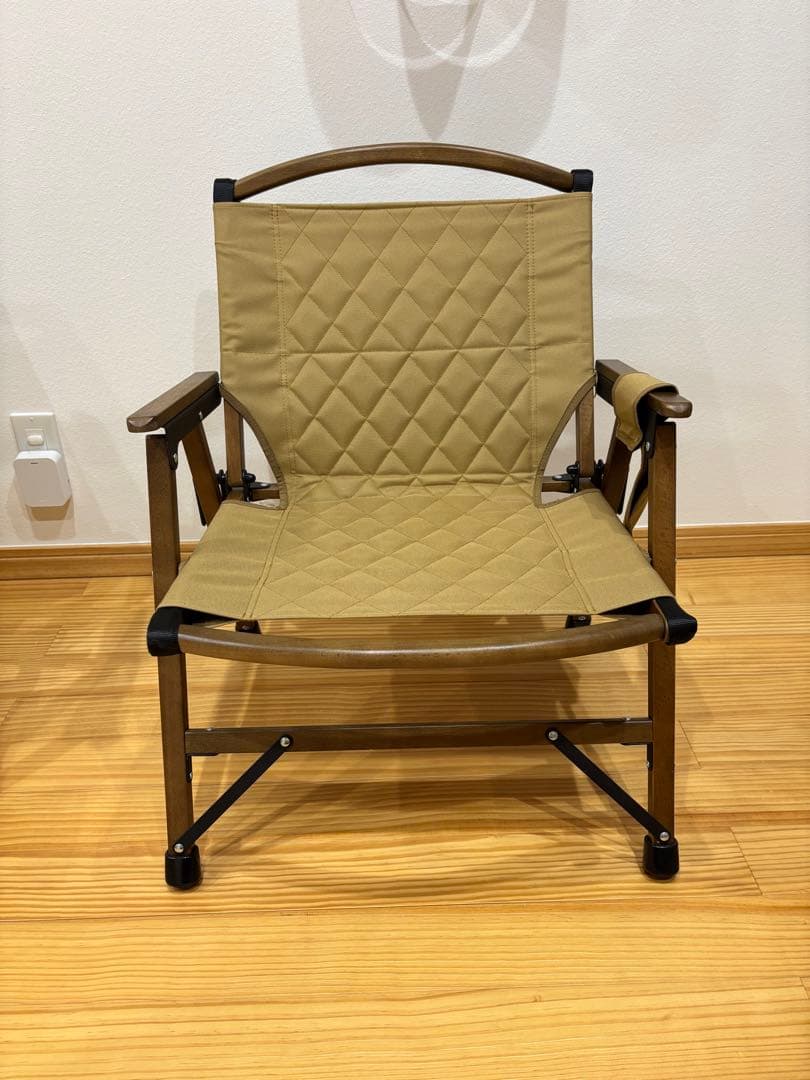 WAQ Folding Wood Chair チェア タン WAQ Folding Wood Chair ウッドチェア アウトドア用ウッドチェア