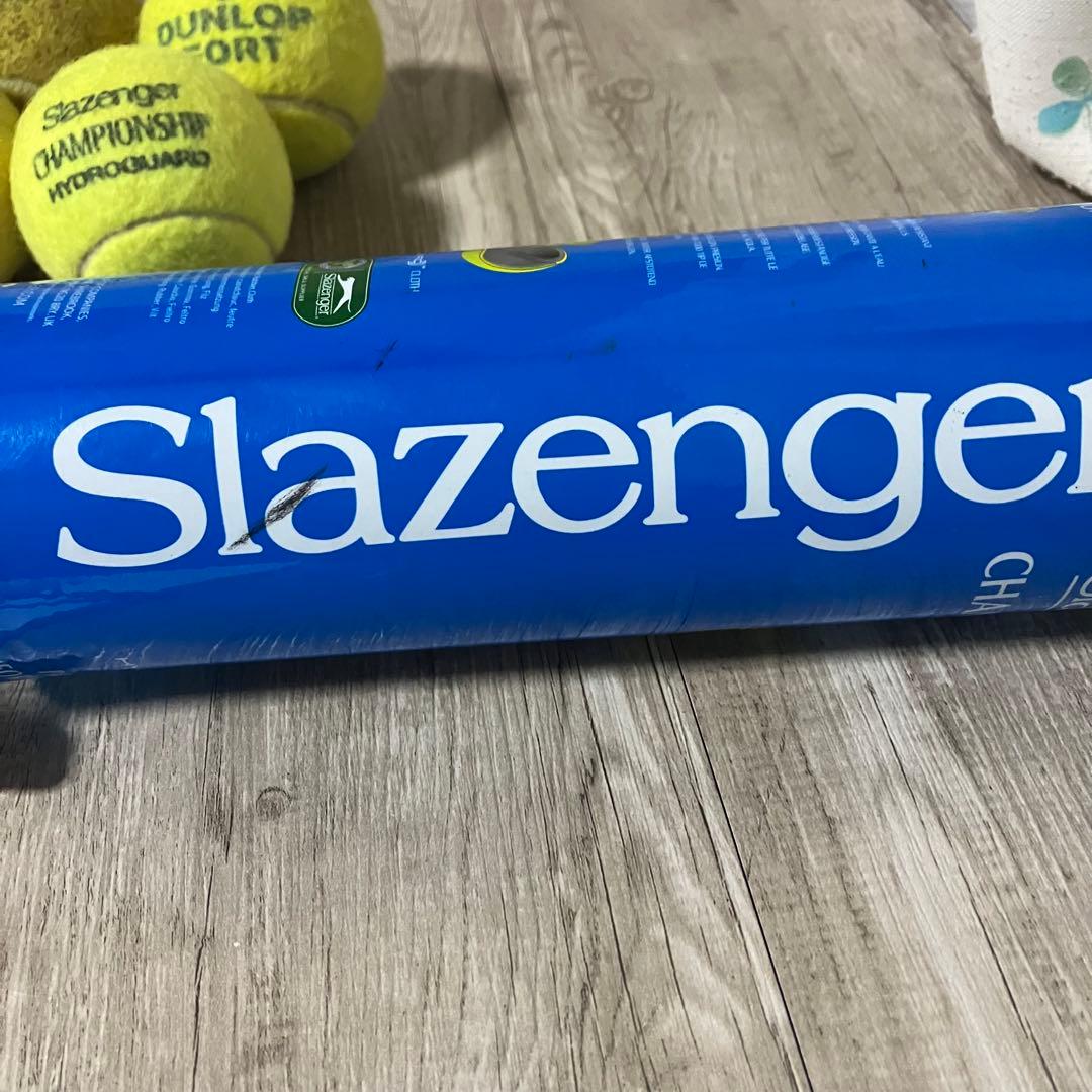 E-5 テニスボール 4球セット（スラセンジャー・ダンロップフォート