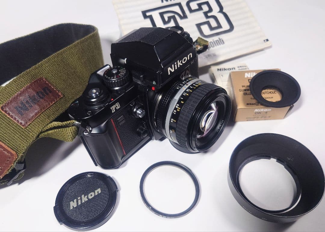 【良品】Nikon F3 HP ニコン NIKKOR 50mmF1.4付 Nikon F3HP AI-S 50mm F1.4 . We ship worldwide. Free shipment for