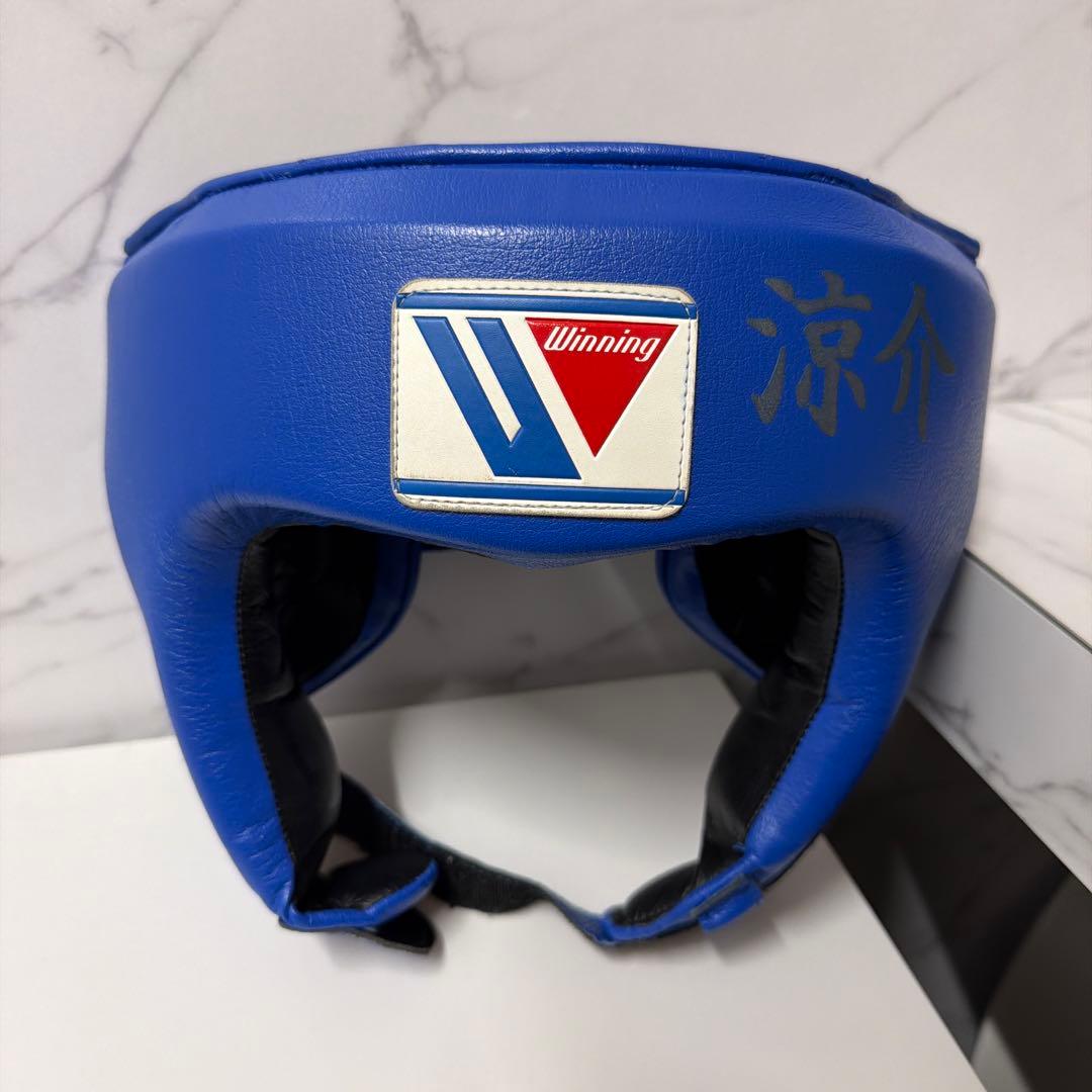 Winning ウイニング ヘッドギア 青 サイズM 【大幅値下げ