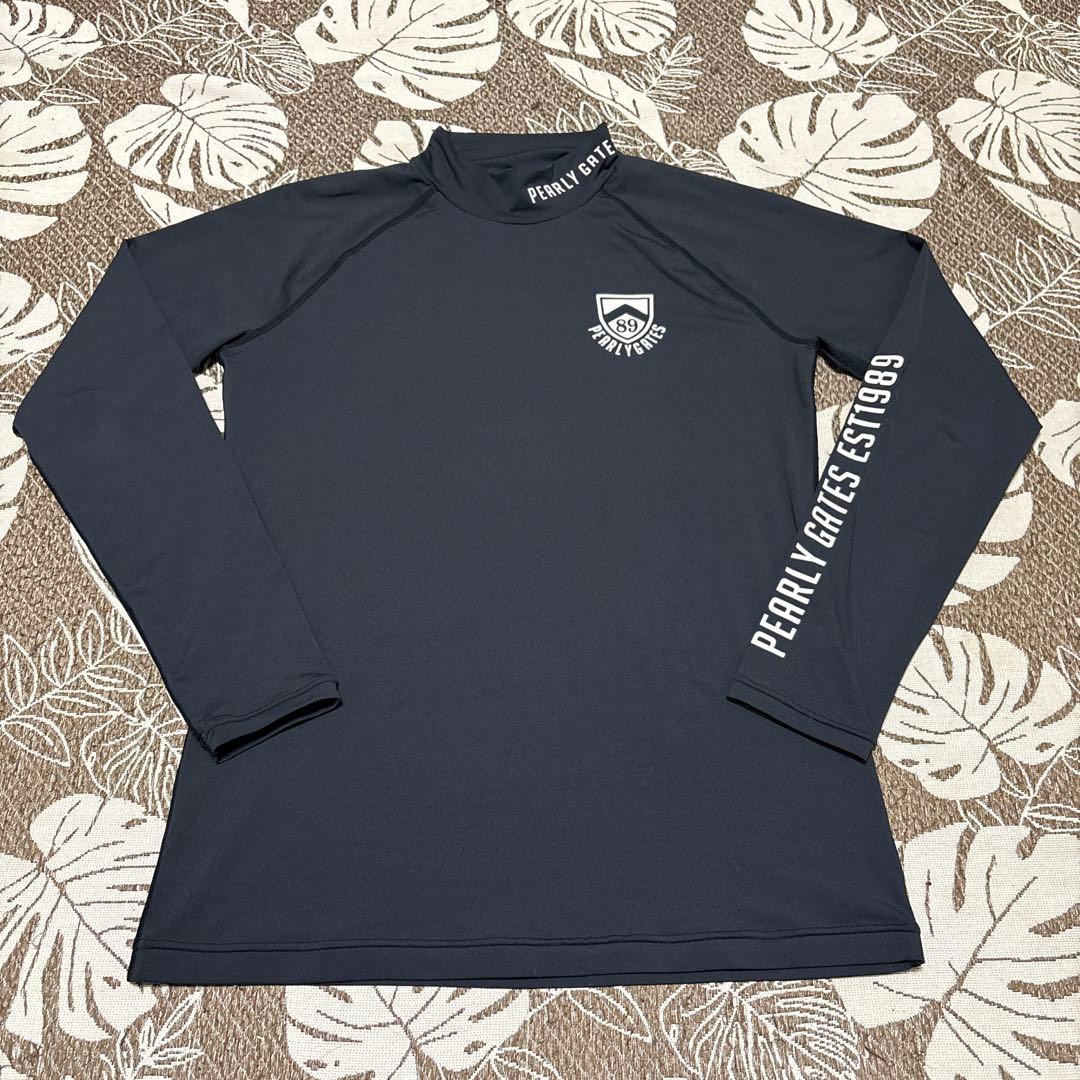 PEARLY GATES(パーリーゲイツ)モックネック 長袖シャツ 美品 - メルカリ