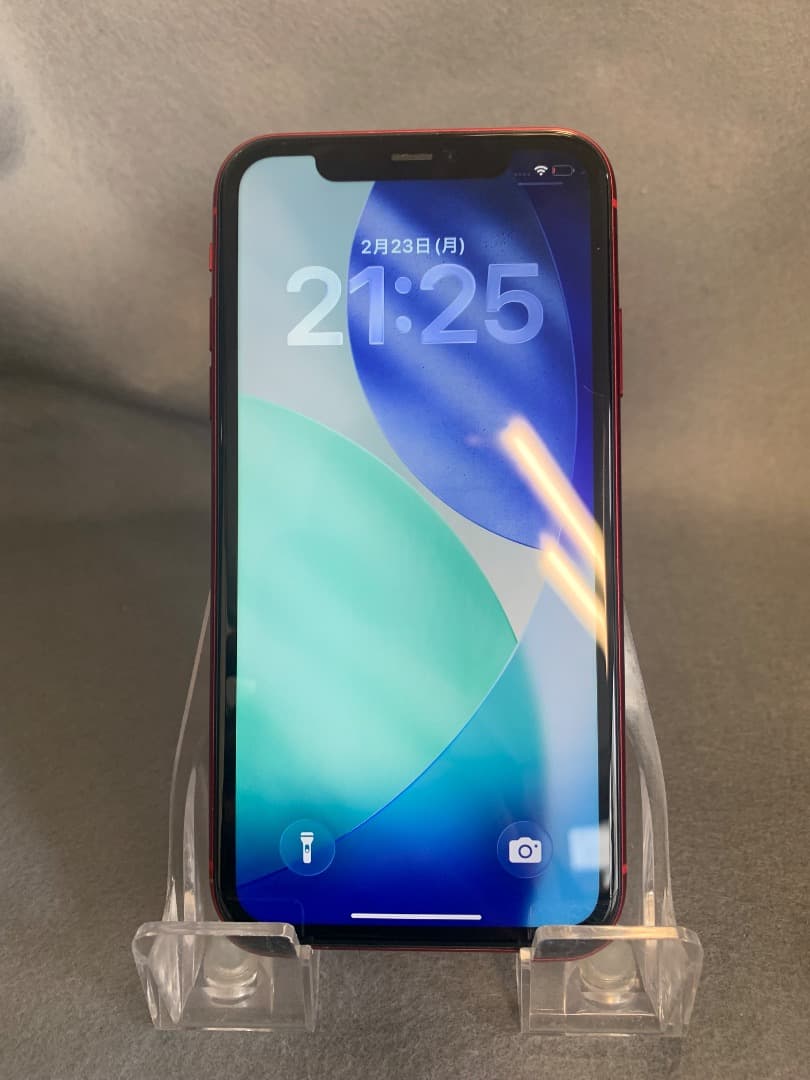 美品 国内版 SIMフリー iPhone11 64GB レッド色 - メルカリ