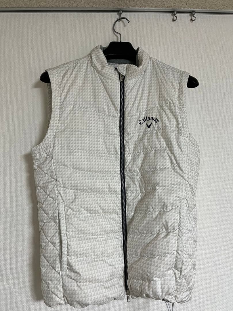 美品】Callaway 2way ホワイト ダウンジャケット - メルカリ