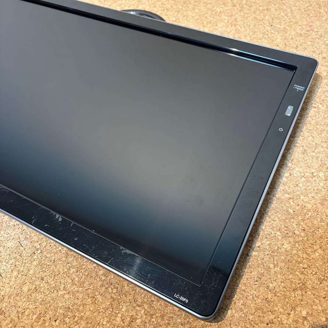 良品】SHARP AQUOS LC-20F5 テレビ セパレート 2012年製 - メルカリ