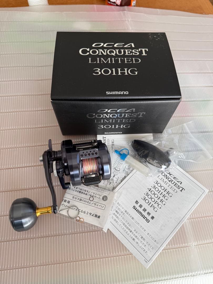 シマノ オシアコンクエスト リミテッド 301HG シマノ リール 19 オシアコンクエスト リミテッド 301HG（左