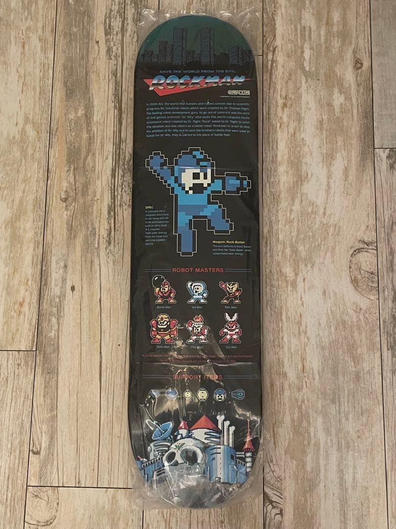 未使用品　スケートボード　ロックマン　MEGA MAN skateboard 未使用品 スケートボード ロックマン MEGA MAN skateboard - メルカリ