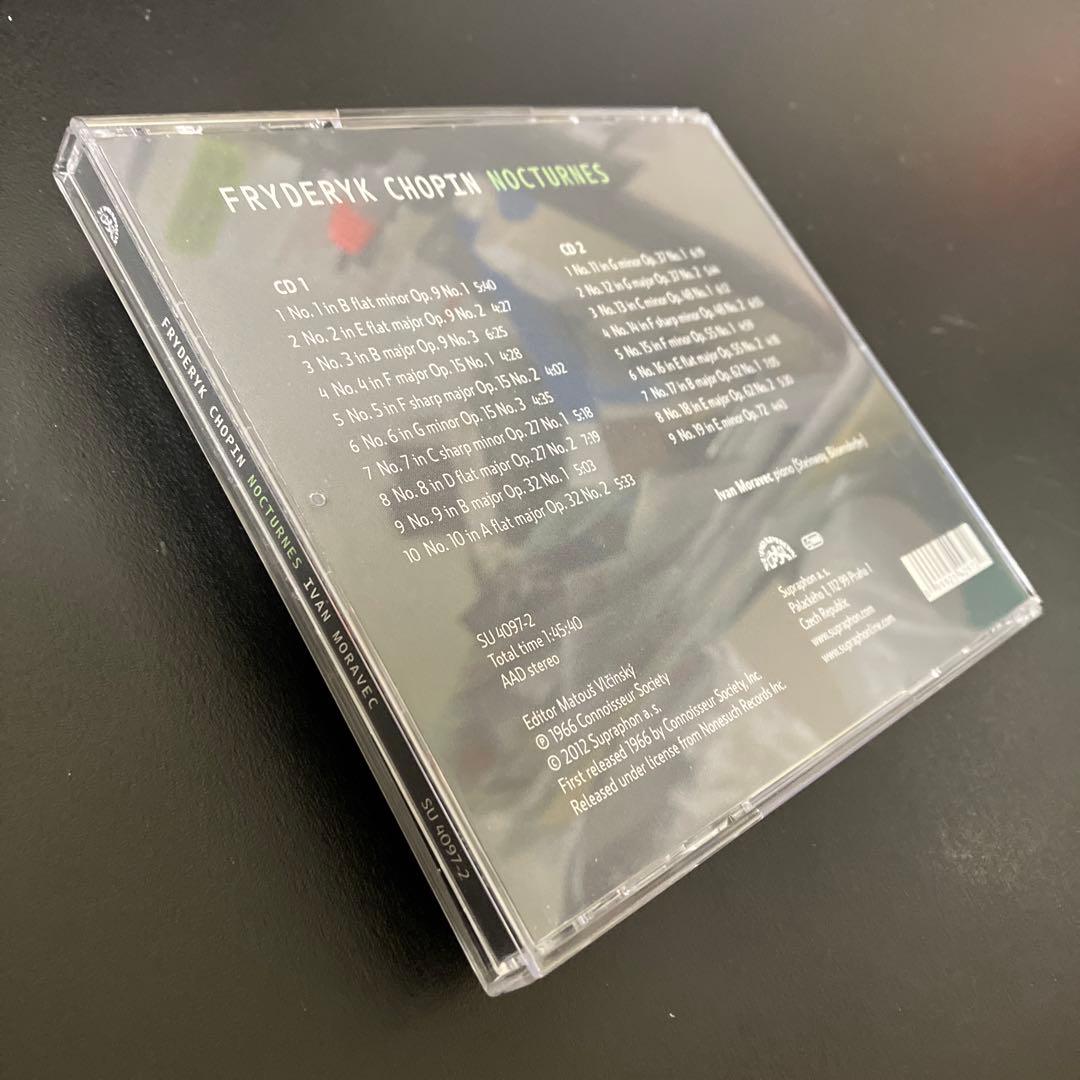 売約済】モラヴェッツ／ショパン：夜想曲(ノクターン)全集（19曲） 2CD