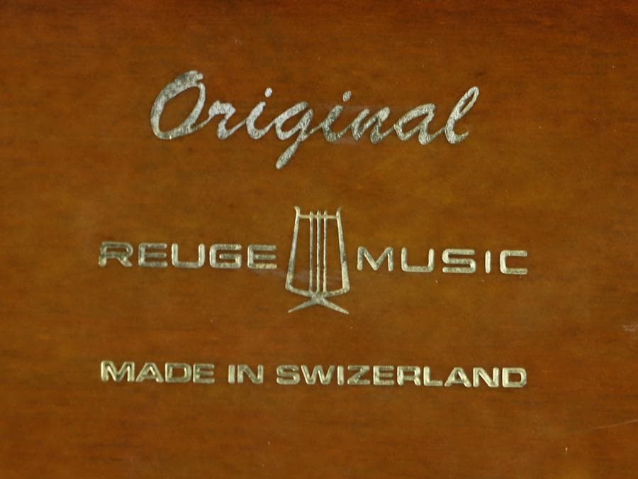 Y2534 リュージュ オルゴール ビバルディ「四季」3曲 72弁 金象嵌 ma