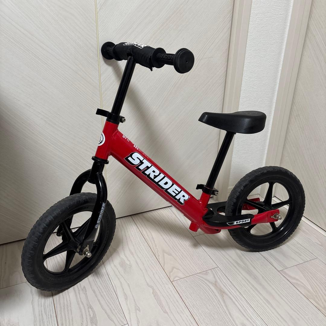 STRIDER バランスバイク 赤 - メルカリ