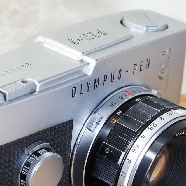 整備済完動美品】Olympus-PEN F/F.Zuikoレンズ