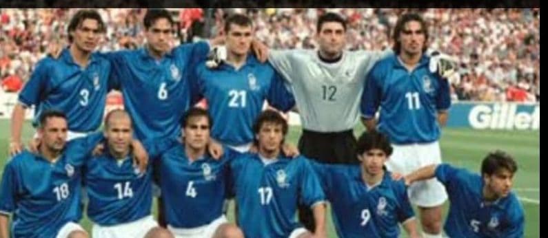 サッカーイタリア代表ゴールキーパーユニフォーム1998年フランス