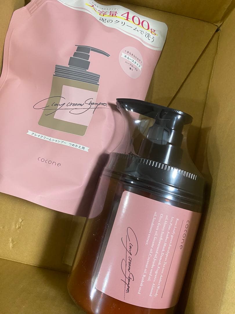 cocone クレイクリームシャンプー 400ml詰め替えセット - メルカリ