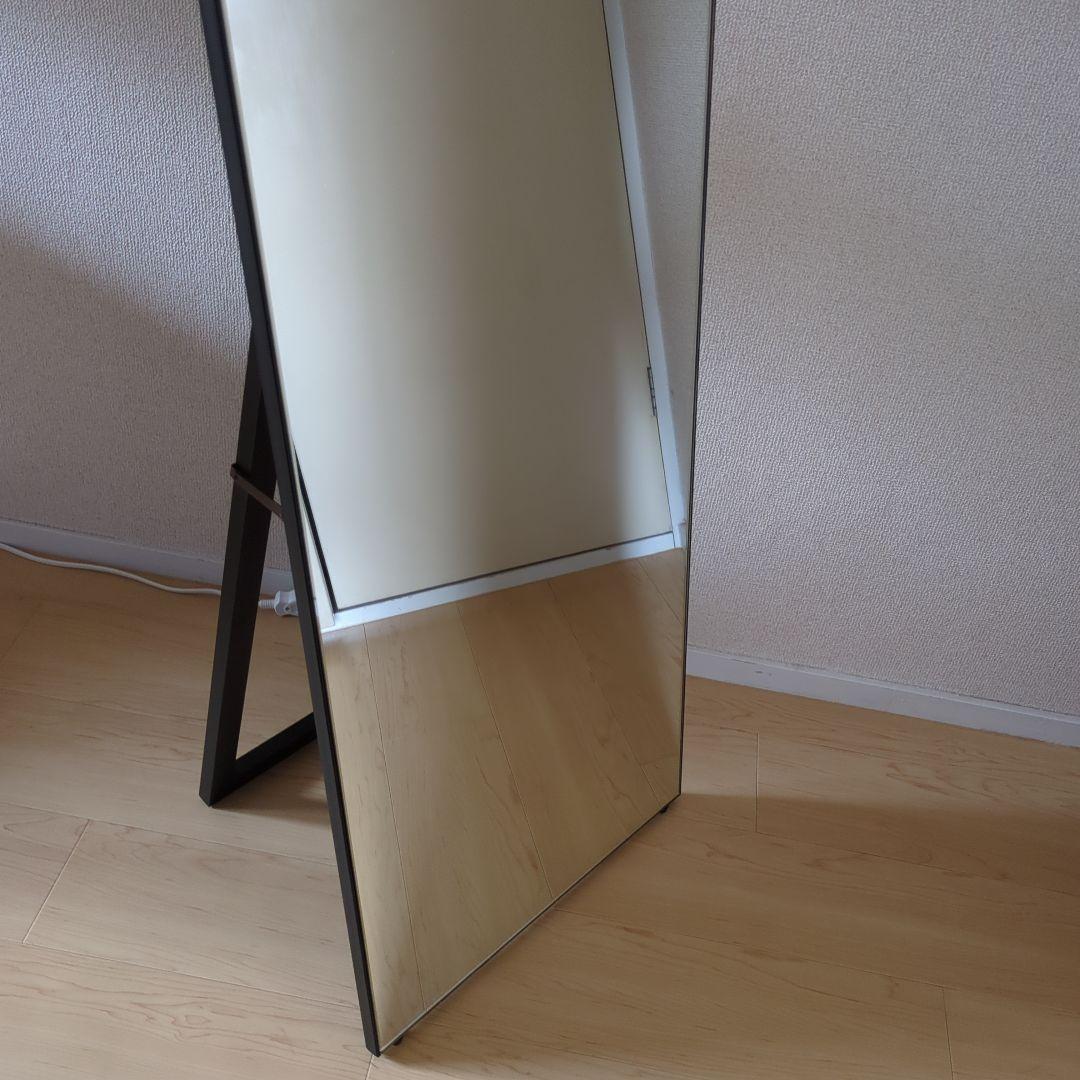 岡本鏡店 5mm厚ミラー 全身鏡 大きめ 45cmワイド縦型の通販はau PAY