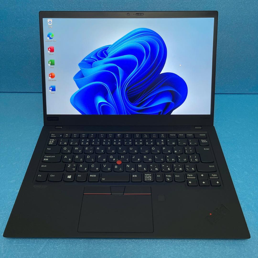 【ほぼ未使用 X1 Carbon Gen 8 | Office2024付き Core i7-10510U+16GBメモリ搭載の「ThinkPad X1 Carbon 8th Gen」が