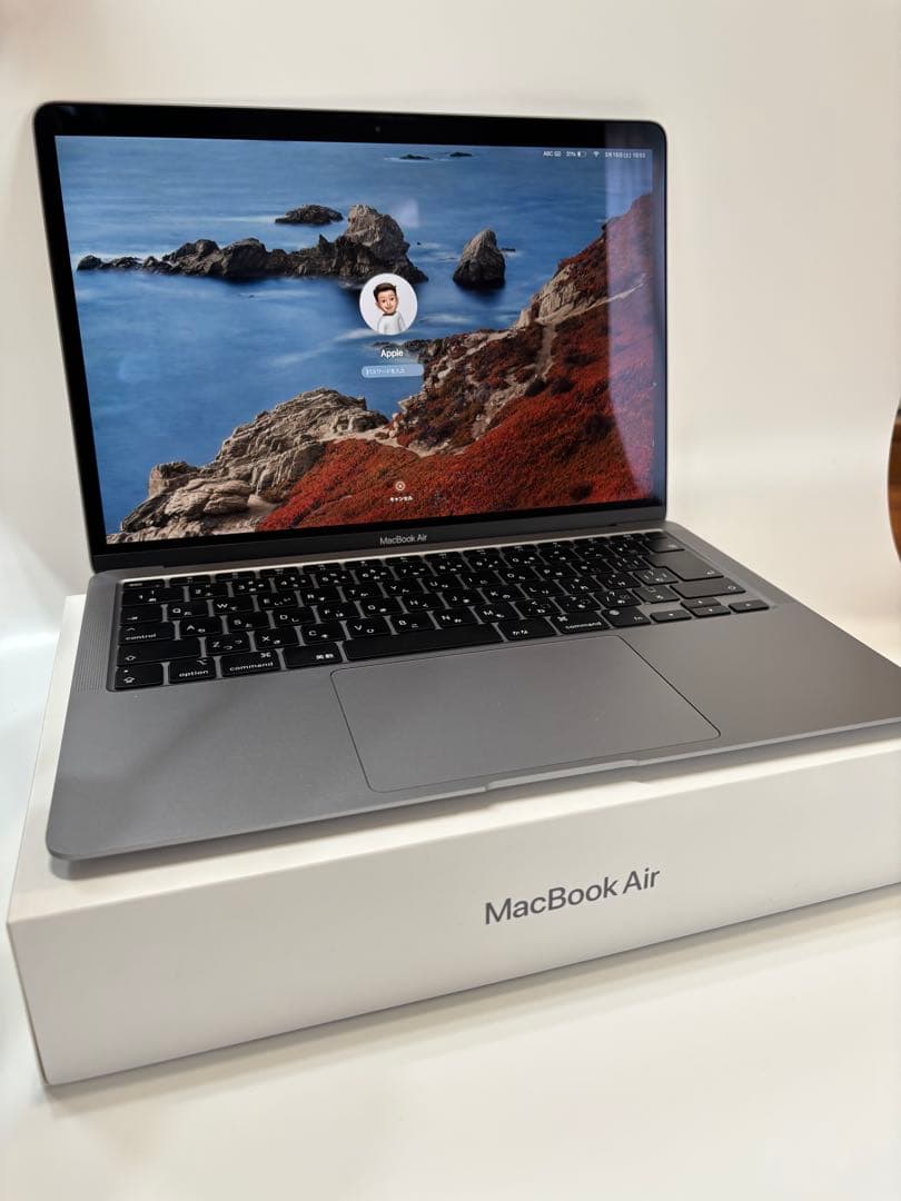 【美品】MacBook Air（M1,2020） 13.3㌅ Apple MacBook Air 13.3インチ Retinaディスプレイ Early 2020/第10