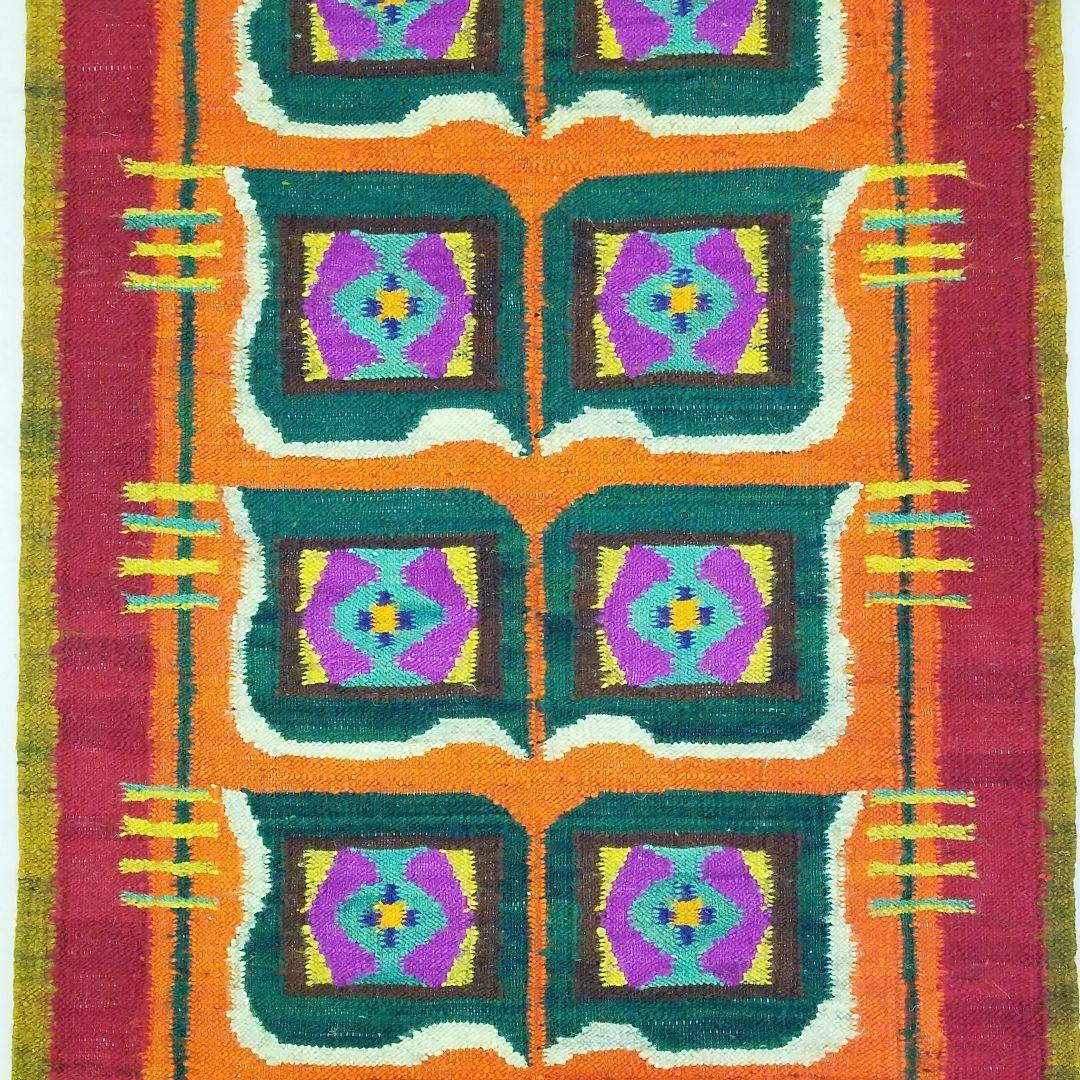 76x203cm・キリム(35)廊下敷き・ギャッベ・じゅうたん、キッチンマット