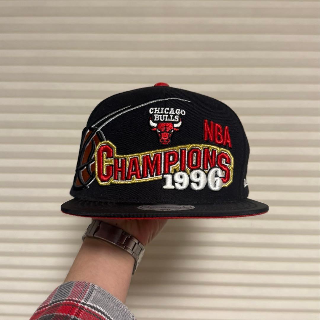 シカゴ・ブルズ 1996 チャンピオンキャップ ブラック NBA - メルカリ