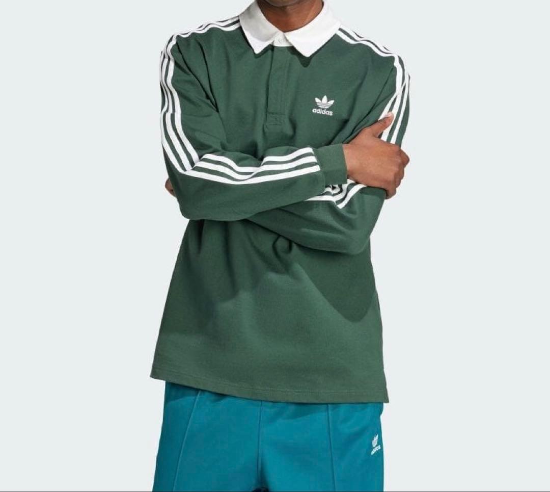新品3XL完売グリーン国内正規品adidas常田大希着用ラグビーポロシャツ