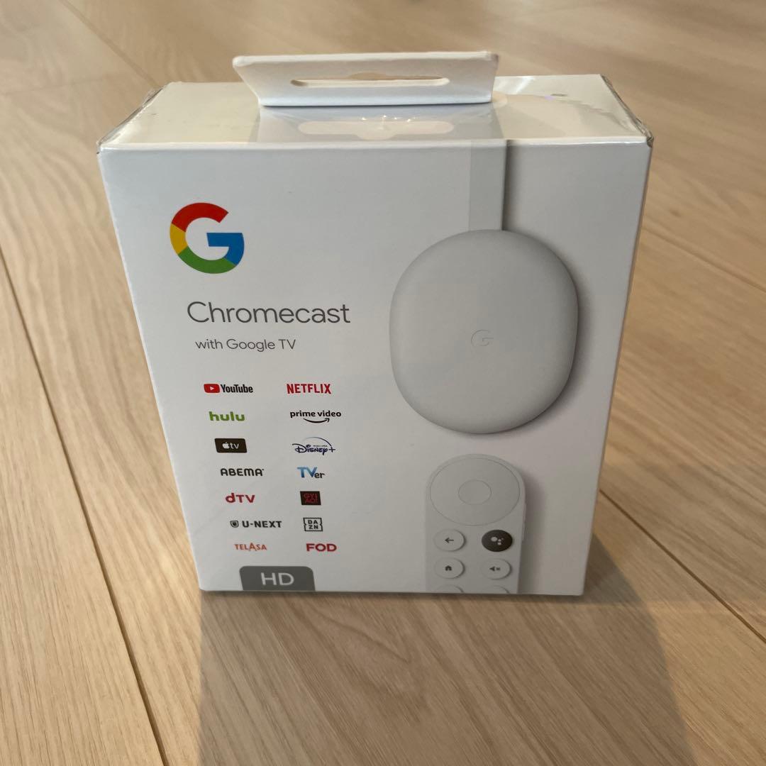 Chromecast with Google TV 【HD】 /シュリンク付 HDまで対応で4,980円、Google「Chromecast with Google TV(HD)」 - AV