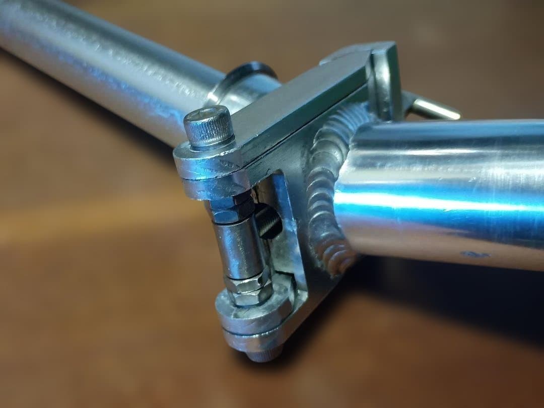 BD-1 初期型 ハンドルポスト ヒンジ改良 特注品 25.4mm ノーマル角