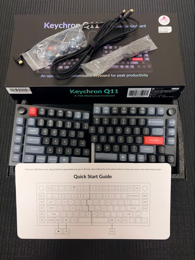 ⭐︎Keychron Q11 Gateron G Pro 赤軸⭐︎ - メルカリ