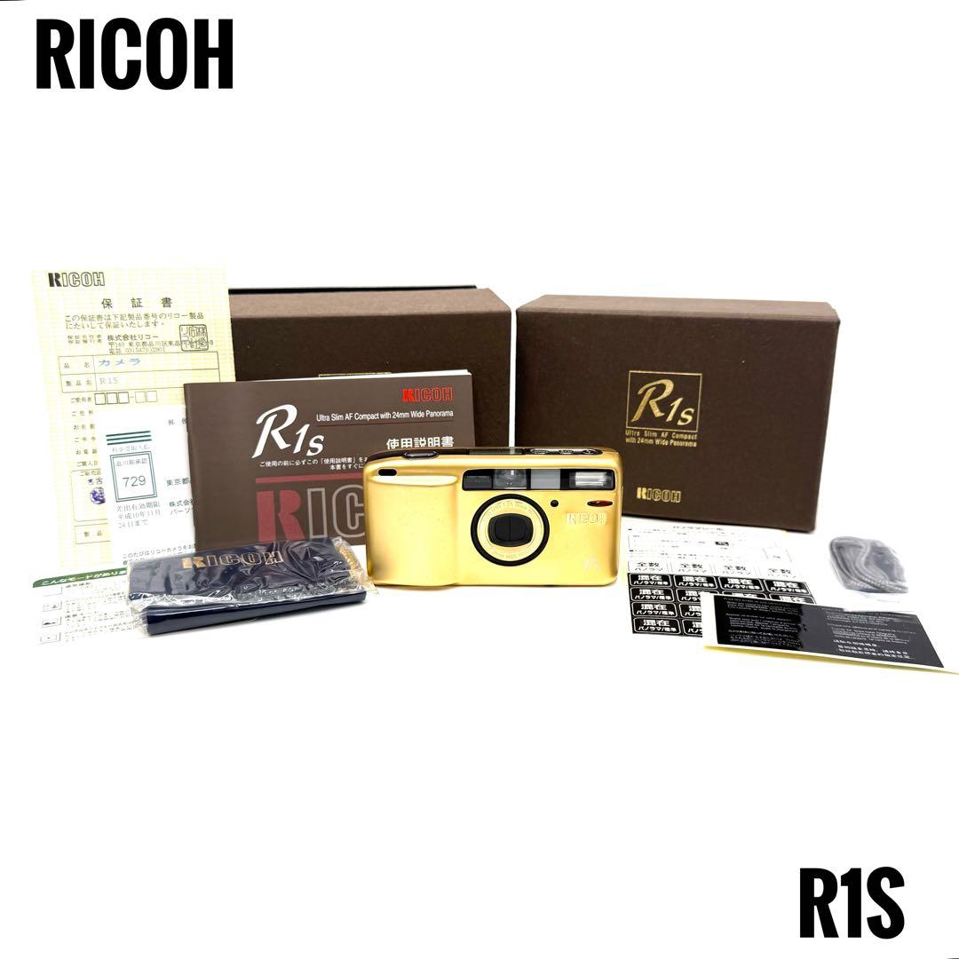 RICOH リコー R1s フィルムカメラ コンパクトカメラ ゴールド カメラの八百富｜RICOH R1s GOLD リコー R1S ゴールド - 中古カメラご
